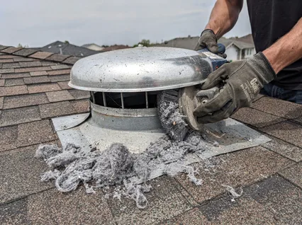 Cleaning Dryer Vent On Roof in Rancho Mission Viejo