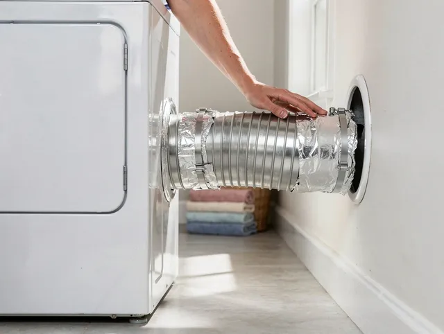Professional dryer vent hose installation by Rancho Mission Viejo Dryer Vent Cleaning in Rancho Mission Viejo