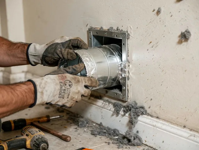 Professional dryer vent repair and installation by Rancho Mission Viejo Dryer Vent Cleaning in Rancho Mission Viejo