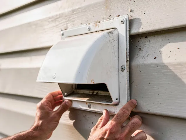 Rancho Mission Viejo Dryer Vent Cleaning technician delivering thorough residential dryer vent cleaning service in Rancho Mission Viejo